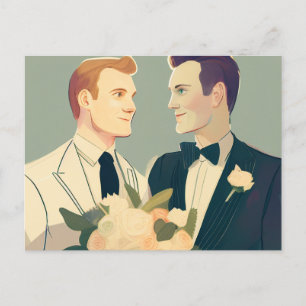 Gay Wedding Briefkaart