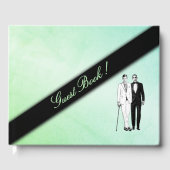 Gay Wedding Fresh Green Gastenboek (Voorkant)