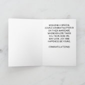 Gay Wedding Gefeliciteerd Kaart (Binnen)