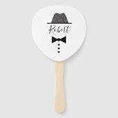 Gay Wedding Grooms Handwaaier (Achterkant)