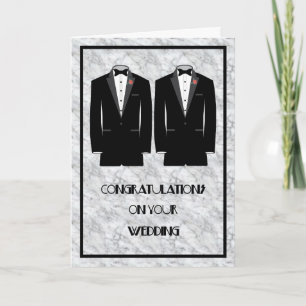 Gay Wedding Marriage Card Kaart