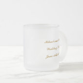 Gay Wedding Papier Groom Mok van glas (Voorkant rechts)