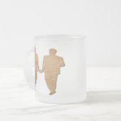 Gay Wedding Papier Groom Mok van glas (Voorkant links)