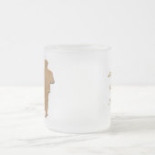 Gay Wedding Papier Groom Mok van glas (Center)