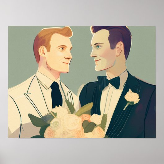 Gay Wedding Poster (Voorkant)