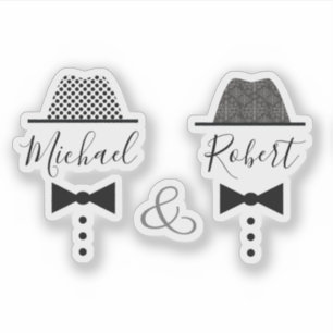 Gay Wedding Sticker