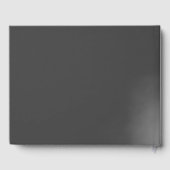 Gay Wedding Sultry Silver Guest Book Gastenboek (Achterkant)