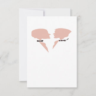 Gay Wedding-Uitnodigingen-Uitnodigingen Kaart