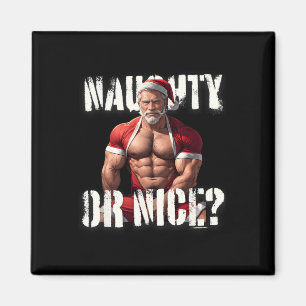 Gay Xmas Muscle Daddy Beer Mooie Santa Pride LGBTQ Magneet