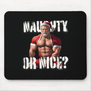 Gay Xmas Muscle Daddy Beer Mooie Santa Pride LGBTQ Muismat
