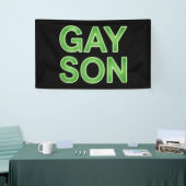 Gay Zoon Grappig LGBTQ Pride Spandoek (Beurs)