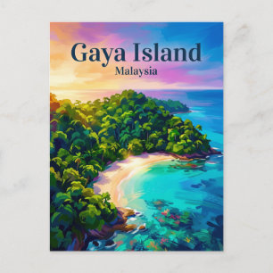 Gaya-eiland Maleisië Briefkaart