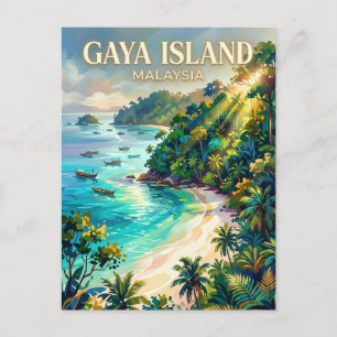 Gaya-eiland Maleisië Briefkaart