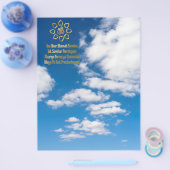 Gayatri mantra flyer (Enkel)