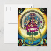 Gayatri Mantra (godin) Briefkaart (Voorkant / Achterkant)