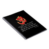 Gayatri mantra notitieboek (Rechterzijde)