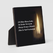 Gayatri Mantra Prière Om / Aum Bhur Bhuvah, Plaque (Recto)