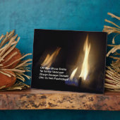 Gayatri Mantra Prière Om / Aum Bhur Bhuvah, Plaque (Côté)