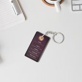 Gayatri Mantra Sanskriet en Engels Sleutelhanger