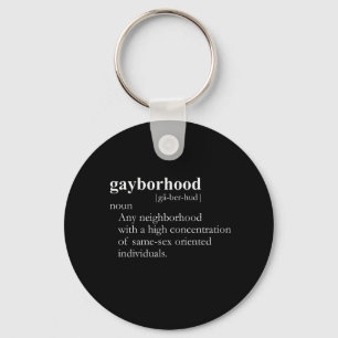 GAYBORHOOD (definitie) Sleutelhanger