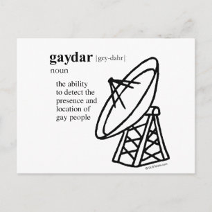 GAYDAR BRIEFKAART