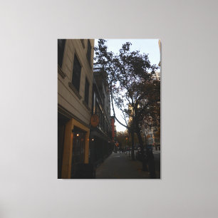 "Gaye Elise Beda", "New York City, NYC" Canvas Afdruk