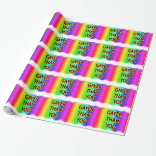 Gayer dan jij cadeaupapier