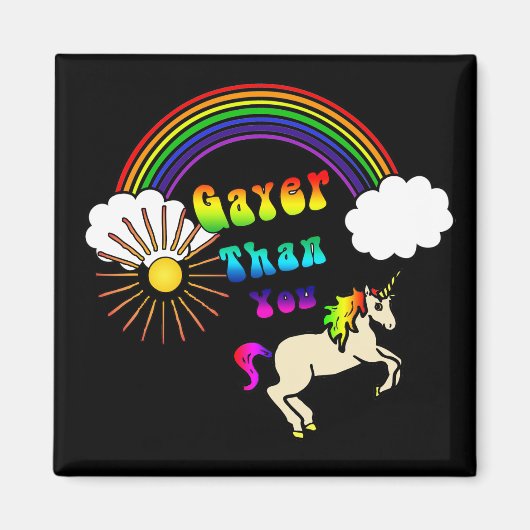 Gayer than you Magnets (Devant)
