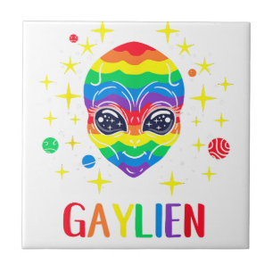 Gaylien Gay Pride Tegeltje