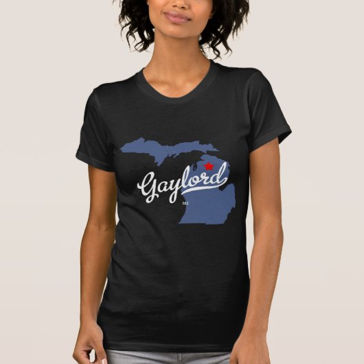 Gaylord Michigan MI Shirt (Voorkant)