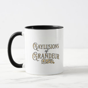 Gaylusions de grandeur tasse drôle avec un jeu de