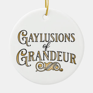 Gaylusions of Grandeur grappige homoporno ornament