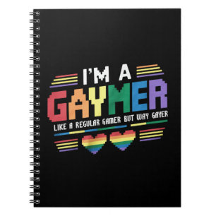 Gaymer als een gewone gamer maar dan een veel gaye notitieboek
