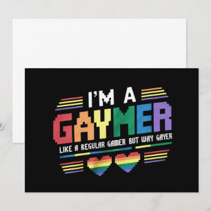 Gaymer als een gewone gamer maar way gayer gamer kaart