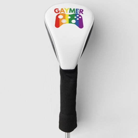 Gaymer Funny Video Game Pride Lover Gift Golfheadcover (Voorkant)