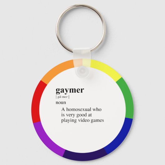 GAYMER SLEUTELHANGER (Voorkant)