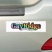 GayRidge Bumpersticker (Op auto)