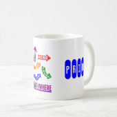 Gays Everywhere mug (Devant droit)