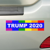 Gays for Donald Trump 2020 Bumpersticker (Op auto)