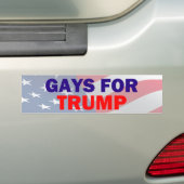 Gays for Trump Bumpersticker (Op auto)