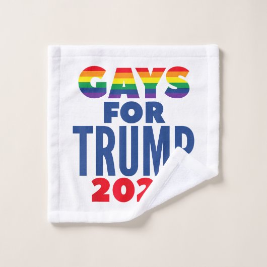 Gays Pour L'Élection De Trump En 2024 (Gant de toilette)