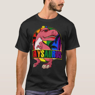 Gaysaurus Lgbt-Q Grappige Dinosaurus Gay Pride Reg T-shirt