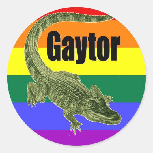 Gaytor Ronde Sticker (Voorkant)