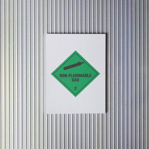 Gaz non inflammable 2 Étiquette