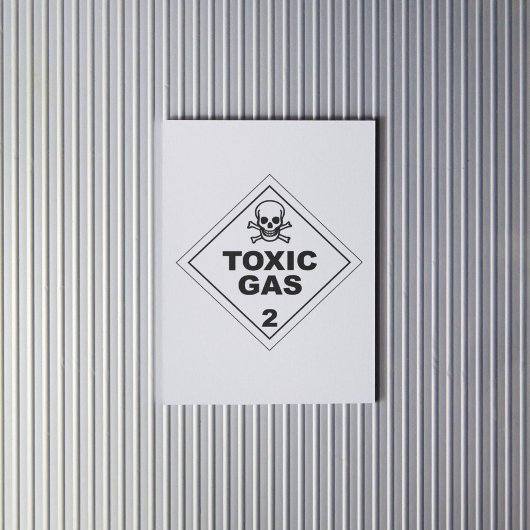 Gaz toxique 2 Étiquette