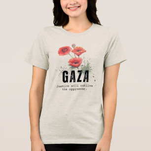 Gaza Anemoon Bloemen T-shirt – Gerechtigheid
