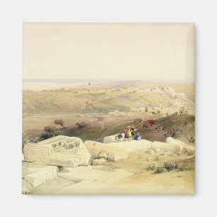 Gaza, bord uit deel II van de Heilige Land Magneet