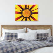 Gazania Canvas Afdruk (Insitu (Slaapkamer))