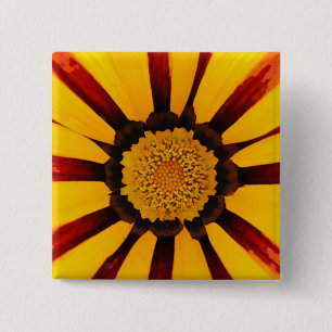 Gazania Vierkante Button 5,1 Cm