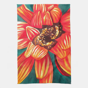 Gazania woestijnbloemkunst door Sacha Grossel Theedoek